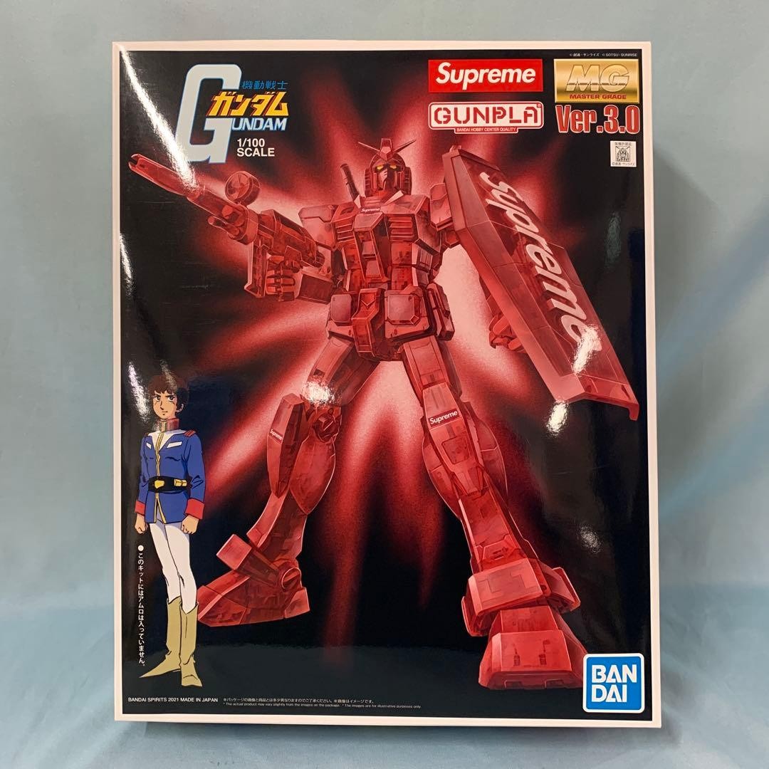 Supreme®/MG 1/100 RX-78-2 GUNDAM Ver.3.0 RX-78-2 Gundam Ver 3.0 MG 1/100 Supreme Bandai | eBay