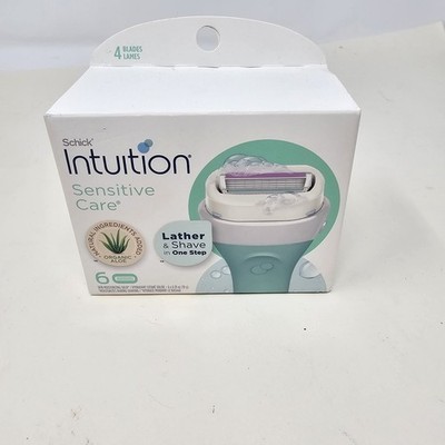 Schick Intuition Sensitive Care Razor Blade Refill Cartridges 6 Ct FREE SHIPPING