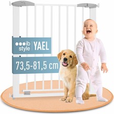 ib style® YAEL barrière de sécurité  porte escalier serrage pas de percage 