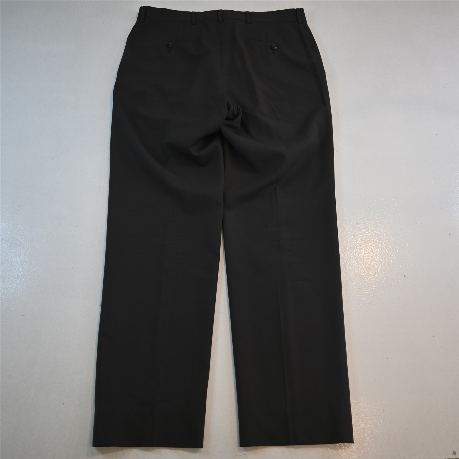 Hugo Boss 34x32 Olive Green 100% Wool James Brown Straight Dress Mens Pants thumbnail 9