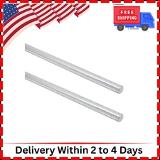 2-Pack 3/4” x 36” Zinc Plated Steel Rods Designed for Use as an Axle Shaft on...
