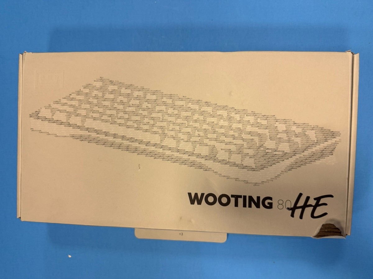 Wooting 80HE ZINC ALLOY Gaming Keyboard Black Rapid Trigger All