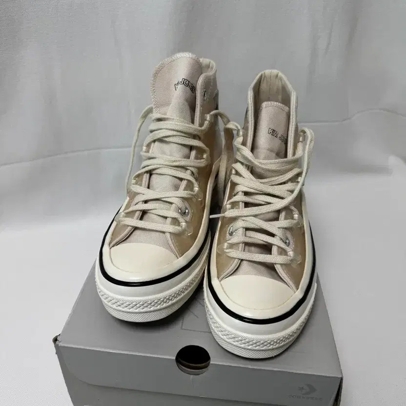 Converse JIM JONES 70 Utility Wave Hi Sneakers - Ivory, UK9 thumbnail 5