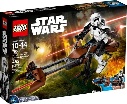 LEGO Star Wars 75532 Scout Trooper & Speeder Bike - NISB, Retired, Rare