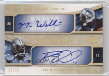 2005 Exquisite Collection Signatures Dual 3/25 Mike Williams Roy Auto 3c7