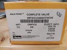Parker Gold Ring 08fs3c2340acf4c05 Solenoid Valve NPT 1/2  NEW old stock