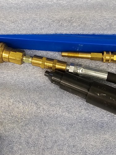 SPX OTC Kent Moore J7334E Cylinder Compression Gauge Tester Detroit V-53 71 V-92 - Foto 4 di 9