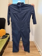 Big Ben Men's Mechanic Work Coveralls Blue Size 50 Button Front