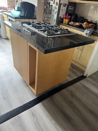 Kitchen Island Granite Worktop Gas Hob 5-Burner Cuizina - Picture 3 of 8
