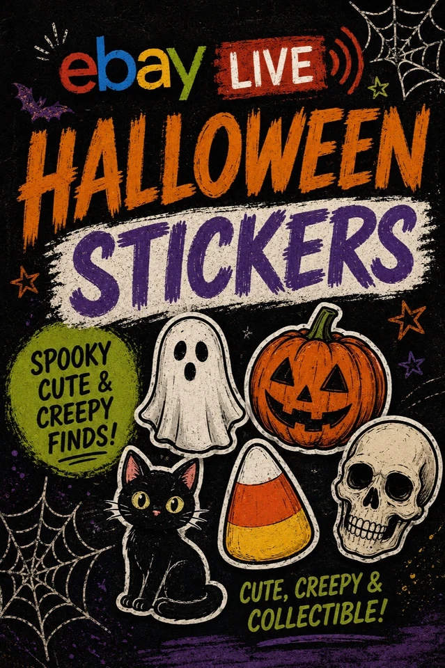 HALLOWEEN STICKERS! 🕷️🎃