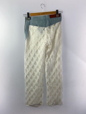MASU Angel Lace Jeans 42 Cotton White with Other Tags 23-030-043 