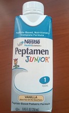 Nestle Peptamen Junior, Vanilla flavored, Case of 24
