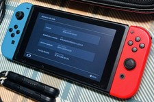 Nintendo Switch 32GB V2 Console System Neon Red Blue JoyCons Tested/Works W/Case