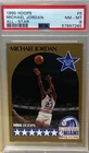 MICHAEL JORDAN * PSA 8 * 1990 HOOPS * NBA EAST ALL-STAR * CARD #5 CHICAGO BULLS