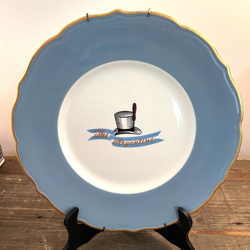 Vintage The Argentine San Francisco Restaurant Ware Syracuse Ironstone Plate