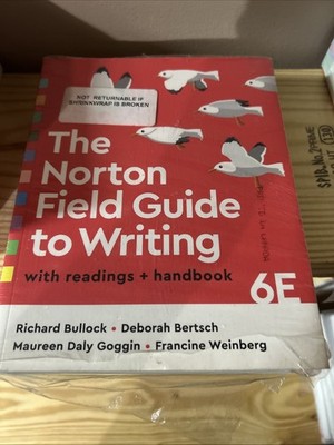 Norton Field Guide to Writing with Readings and Handbook 6e new in shrink wrap