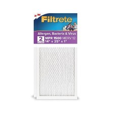 Filtrete 14x25x1 HVAC Furnace Air Filter, MPR 1500 MERV 12, Allergen