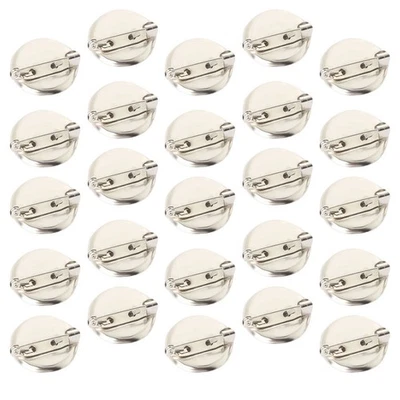 100 Pcs Round Pin Badge Making Brooch Base Jewelry Pins and Brooches - Image 1 of 4