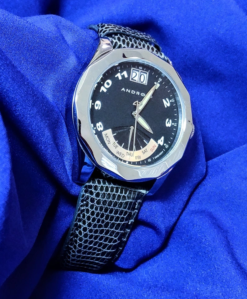 Android AD346 Big Date Retrogate Swiss Movt Men's Watch 44mm - Image 3 of 4