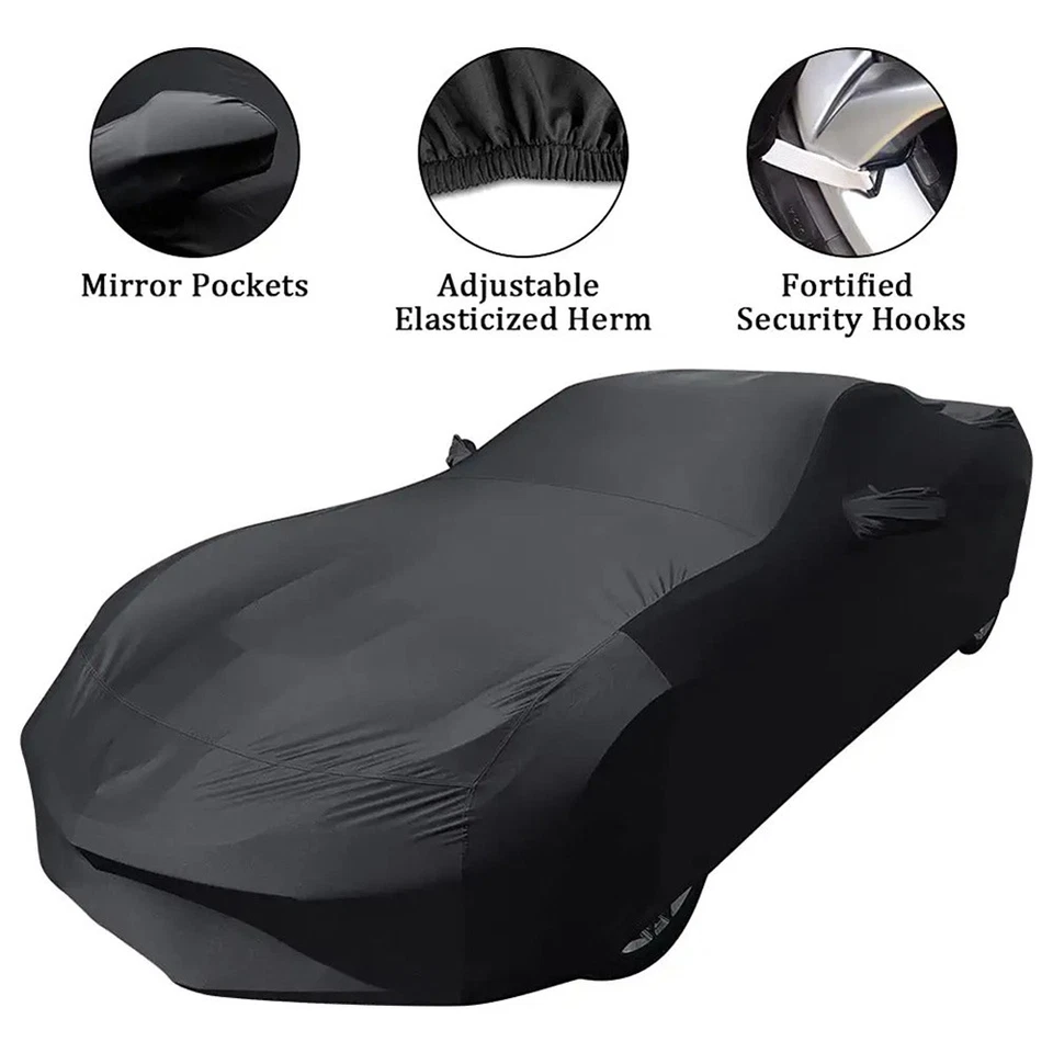For C5 C6 C7 C8 Chevy Corvette Satin Stretch Indoor Outdoor Car Cover Waterproof - Изображение 3 из 4