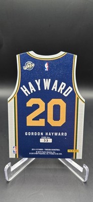 2014-15 Panini Threads Team Threads Die-Cut Gordon Hayward #33