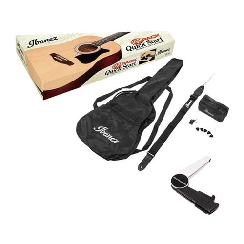 Ibanez - V50NJP-NT Jampack Acoustic Guitar Bundle + Stand