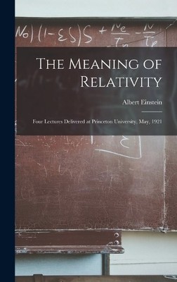 Albert Einstein The Meaning of Relativity (Gebundene Ausgabe) (US IMPORT)