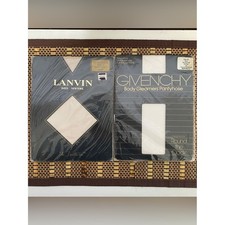 Vintage Lanvin Givenchy Pantyhose Lot Ultra Sheer Size A Demi