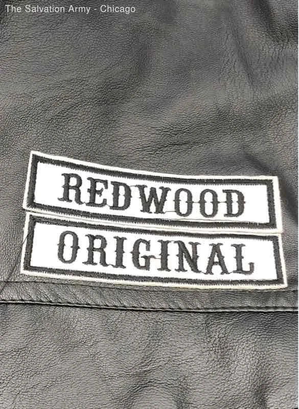 Sons Of Anarchy Mens Black Sleeveless Pockets Snap Front Motorcycle Vest Sz 2XL - Image 3 of 4