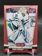 2024-25 O-Pee-Chee OPC Georgi Romanov Marquee Rookie Red - San Jose Sharks