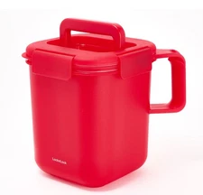 LocknLock Countertop Compost Waste Bin K99818 RED