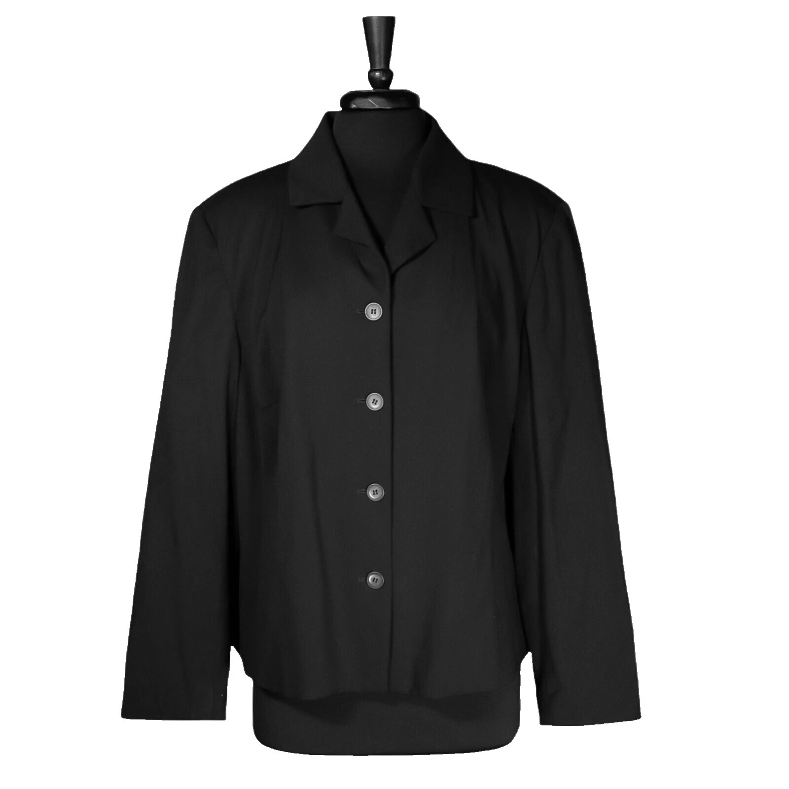 Trajes de mezcla de lana pantalón trajes negros & Suit Separates para Mujeres