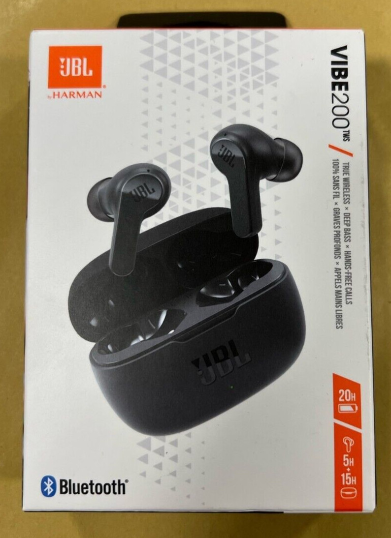 JBL Vibe 200TWS True Wireless Earbuds - Black USED
