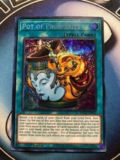 *** POT OF PROSPERITY *** 1ST EDITION PRISMATIC SECRET RARE MP22-EN037 YUGIOH!