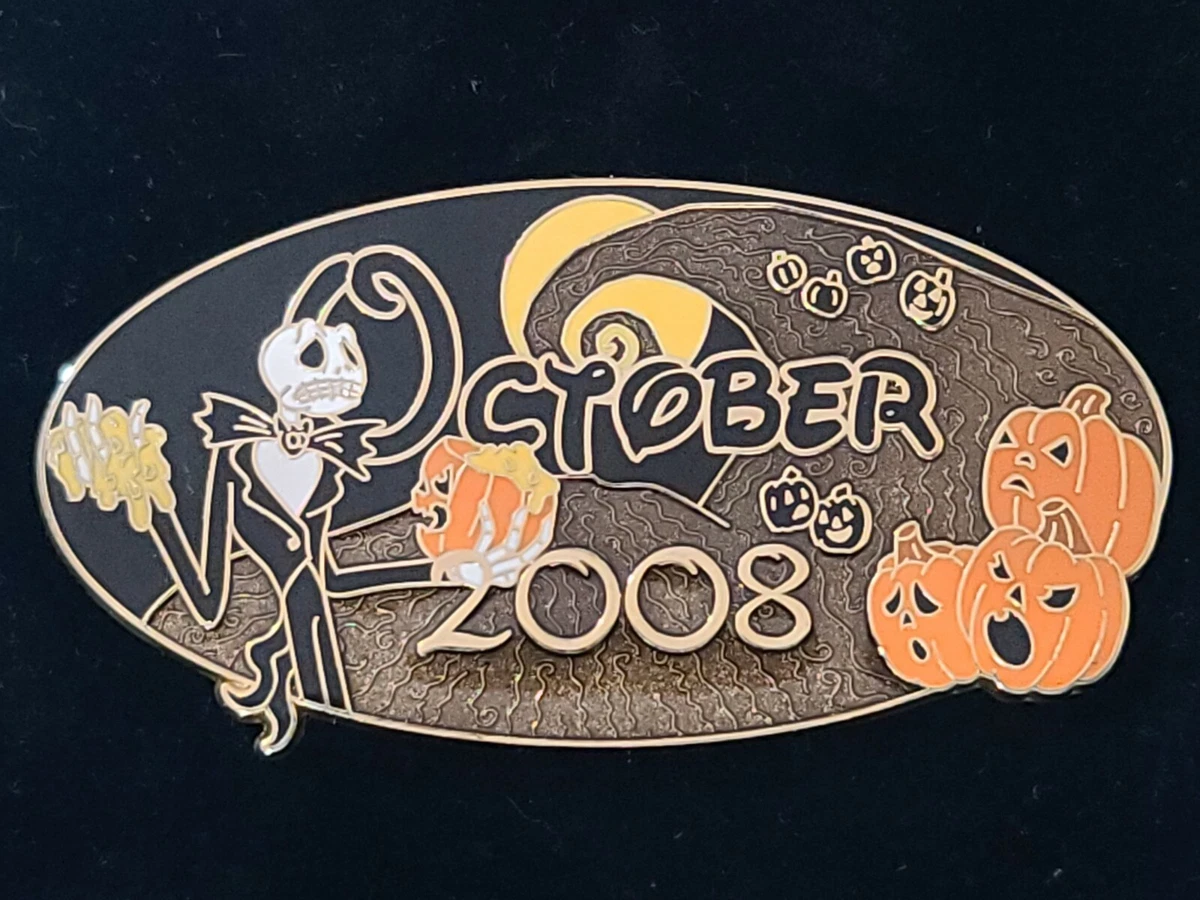 Disney Store Shopping October 2008 Calendar Series Pin LE 500 Nightmare  Jack | eBay