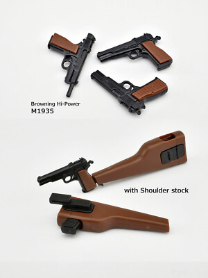 TOMYTEC 1/12 Little Armory LA096 BROWNING HP-POWER TYPE Model Kit