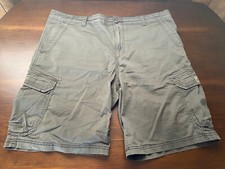 Unionbay Cargo Shorts Mens Size 40 Dark Green Vintage EUC