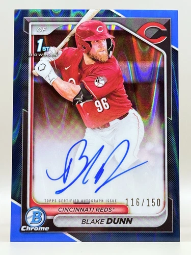 Blake Dunn Blue 1st Bowman Auto /150 - 2024 Bowman Chrome #CPA-BD