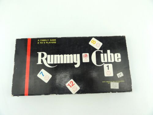 Rummy Cube Made In Taiwan International American Play United China Glass Company - Afbeelding 1 van 8