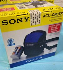 NEW ACC-CN3TR SONY Travel KIT Cybershot Soft Carry Case Recharger Batteries