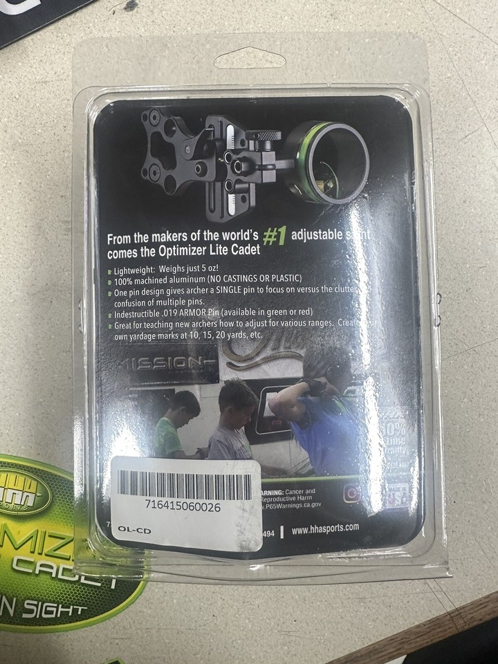 HHA Sights Optimizer Light Cadet RH OLCD eBay