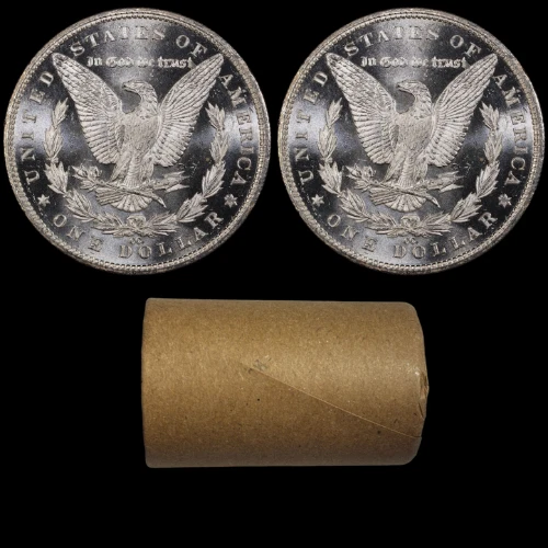 1878-1904 Morgan Silver Dollar Roll of 20 Coins Gem BU CC & CC Ends Collection
