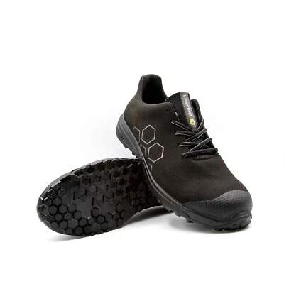 Lavoro Lynx black S3 SRC ESD Sicherheitsschuhe 100% metallfrei - leicht bequem