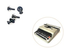 x4 Main Body Screws for Olivetti Lettera 22 Typewriter Part Vtg Original Bolt thumbnail