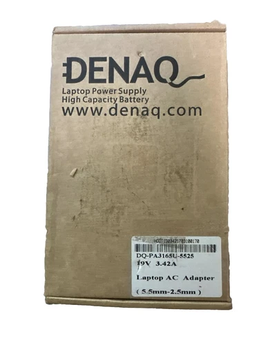 DENAQ DQ-PA3165U-5525 65W 19V AC Power Adapter Charger Select Toshiba Laptops - Picture 1 of 5