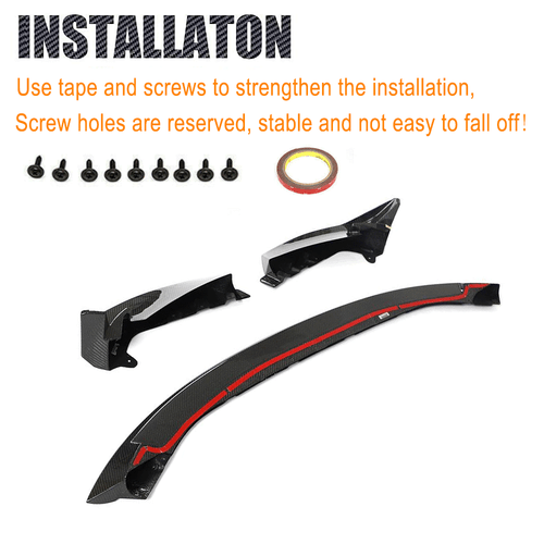 Alerón delantero de carbono separadores de labio delantero para BMW G80 M3 G82 G83 M4 2021-2024 - Imagen 10 de 12