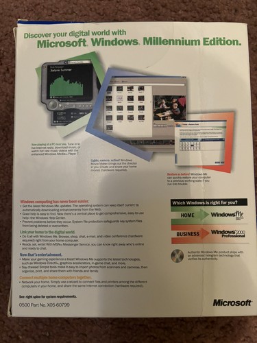 WINDOWS ME MILLENNIUM EDITION UPGRADE PROMOTION STEP-UP - Bild 2 von 8