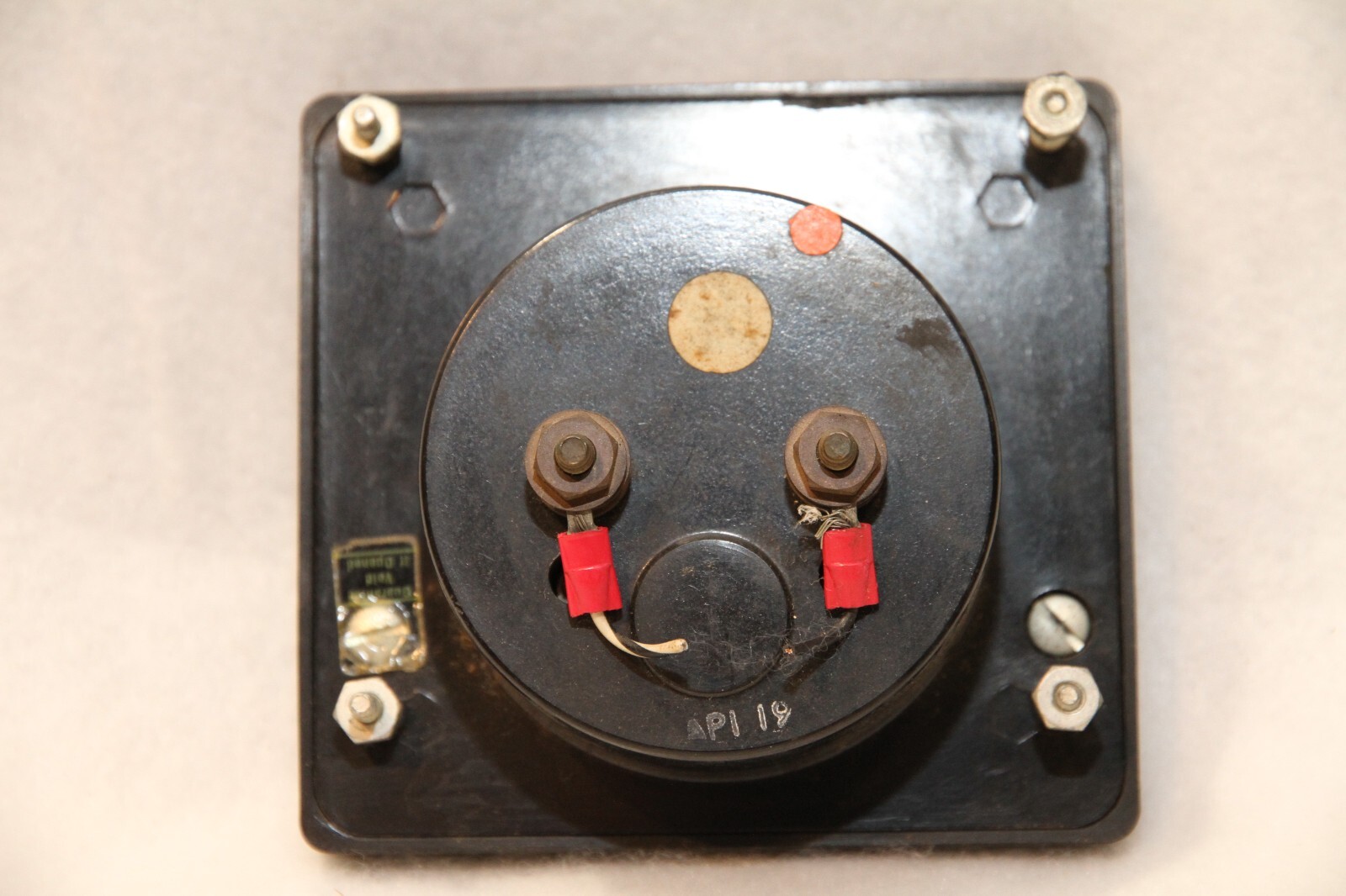 Vintage Veeco Vacuum Electronics Corp Pressure mm Hg Panel Meter