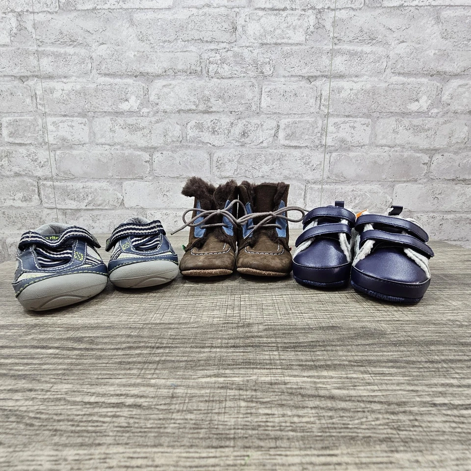 Lote de 3 Zapatos Infantiles Niño Talla 4 Foto 2 de 4