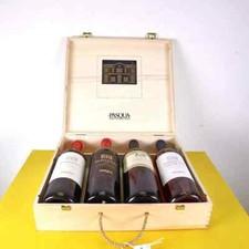 cassetta in legno con bottiglie vino vigneti e cantine pasqua verona 1997
